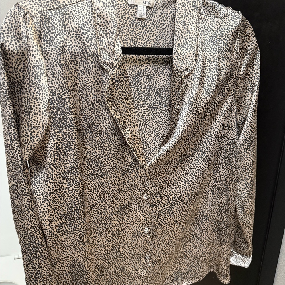 Leopard Print Women's Top
